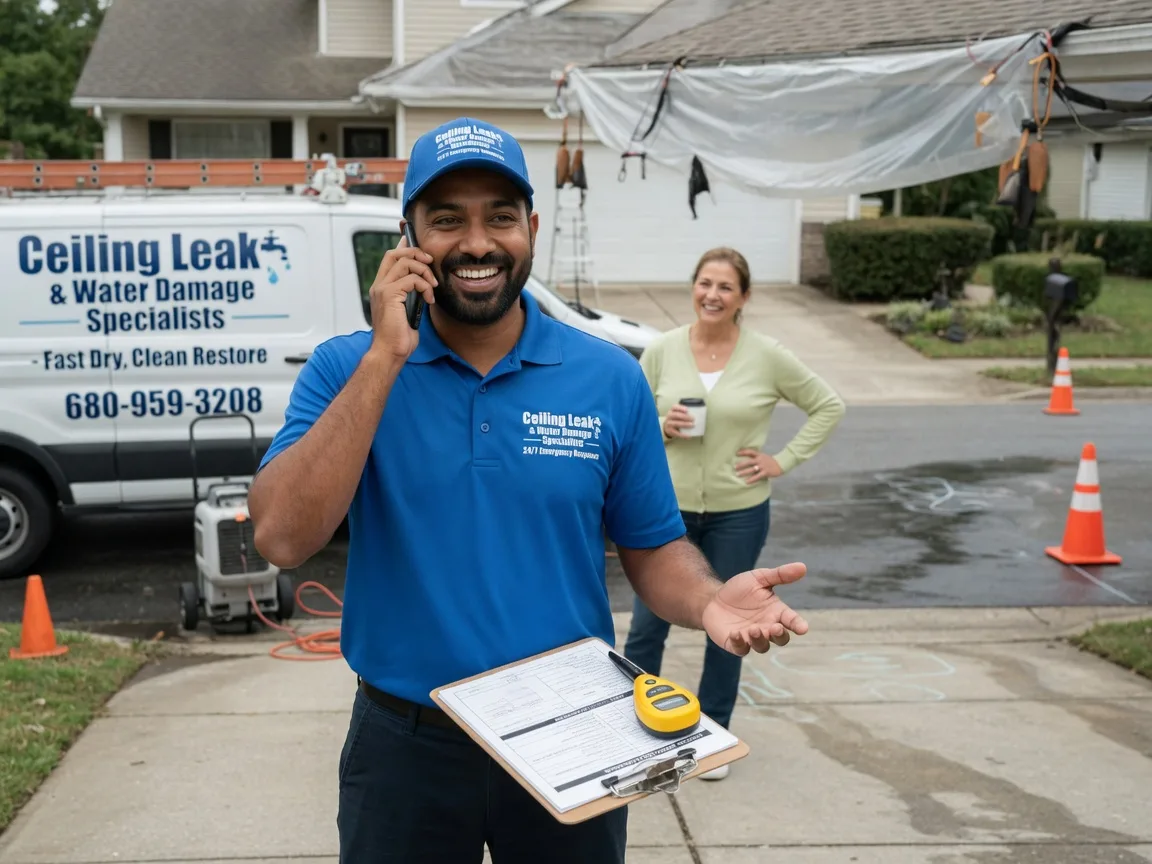 Ceiling Leak Cleanup Alexandria, LA FAQs